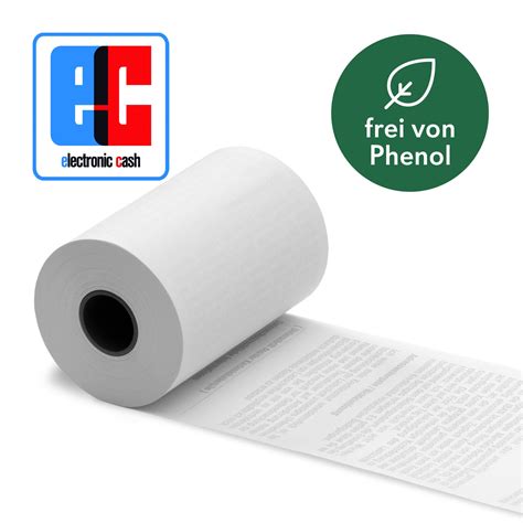 EC Cash Thermorollen 57 40 12 Phenolfrei SEPA Text Shop