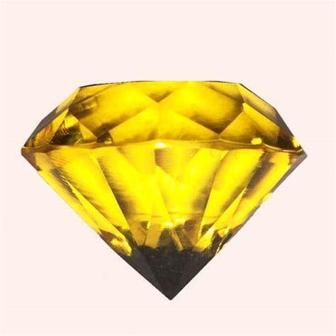 Бриллиант 2 см желтый купить в интернет магазине фен шуй