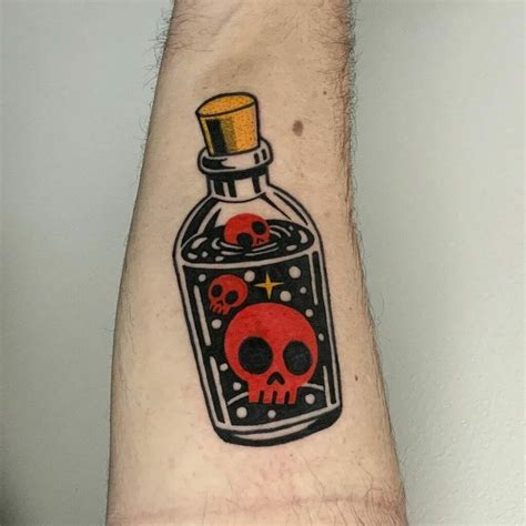 Update 82 Simple Potion Bottle Tattoo In Cdgdbentre