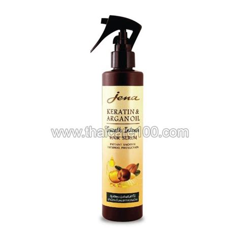 Кератиновая сыворотка для волос Джена Аргановое масло Jena Keratin&Agan ...