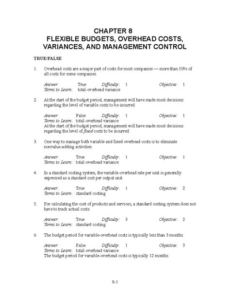 Pdfcoffee Chapter 8 Test Bank 4 Pdf Free CHAPTER 8 FLEXIBLE