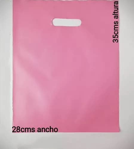 Bolsas Tipo Boutique 28x35 Cms Rosa Por Kilo MercadoLibre