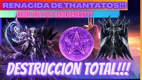 RENACIDA DE THANATOS DAÑO BRUTAL DOBLÉ MARCA EXPLOSIÓN CONTINÚA