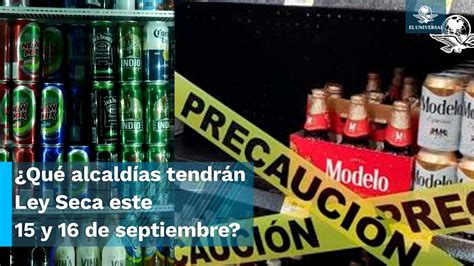 Aguas O Refrescos Habr Ley Seca Este Y De Septiembre En Estas