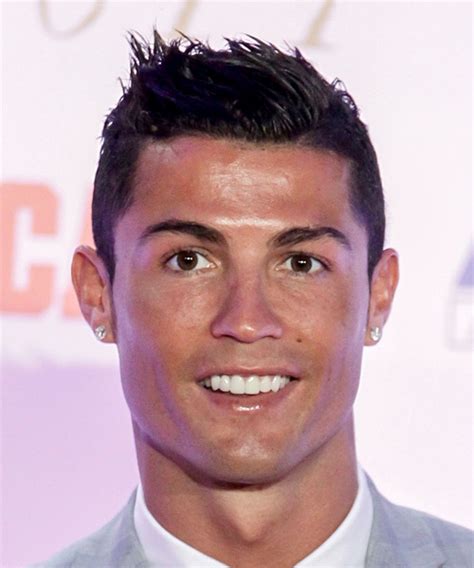 Cristiano Ronaldo Short Straight Black Hairstyle