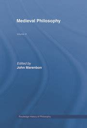 Routledge History of Philosophy Volume III: Medieval Philosophy - 1st