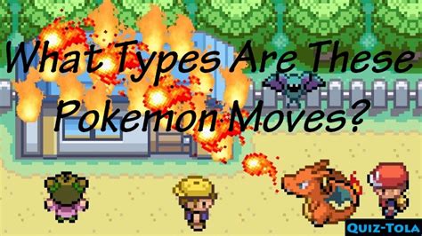 Can You Name What Type These Pokemon Moves Are? | Quiz Tola