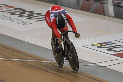 TEAM SPRINT INDONESIA DALAM KUALIFIKASI UCI TRACK NATIONS CUP 2023