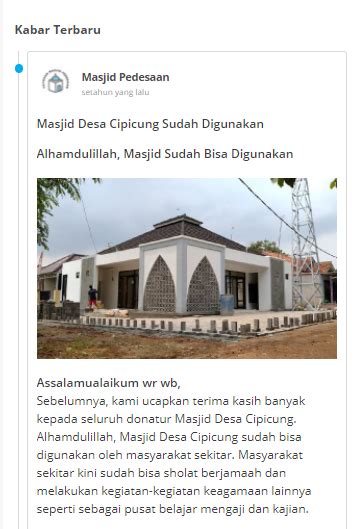 Tips Dan Cara Galang Dana Masjid Dengan Kitabisa