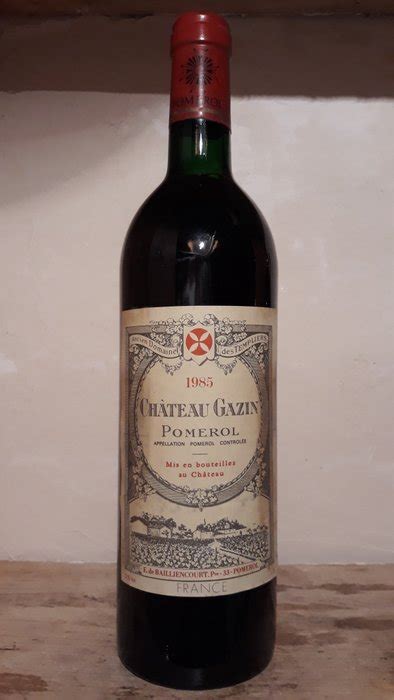 Ch Teau Gazin Pomerol Bottle L Catawiki