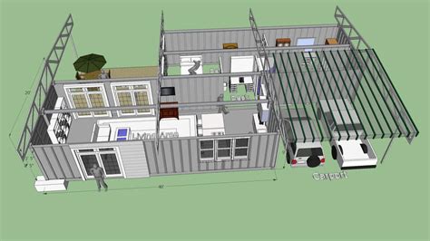 Hi Cube Shipping Container Home 3d Warehouse