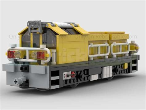 LEGO MOC London Underground Battery Loco Schoma Clayton By MOCerhead