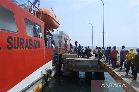 Kapal Latih Bung Tomo Angkut Pemudik Situbondo Madura Urai Penumpukan