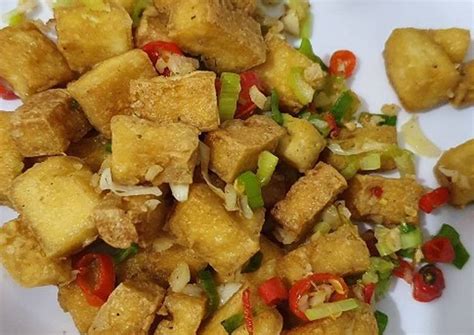 Resep Tahu Cabe Lada Garam Oleh Elok Pratiwi Cookpad