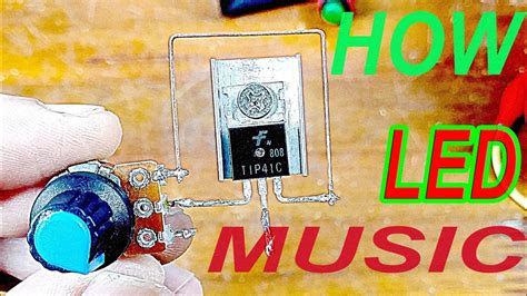 Do It Yourself LED Circuit That Blinks To The Music Simple No IC