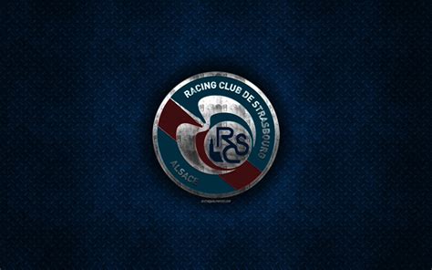 Download wallpapers RC Strasbourg Alsace, French football club, blue ...