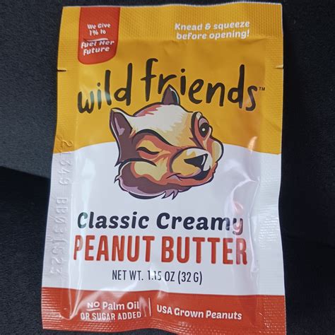 Wild Friends Classic Creamy Peanut Butter Packet Reviews Abillion