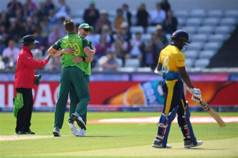 2019 World Cup Match 35 South Africa Cruise To 9 Wicket Win Over Sri