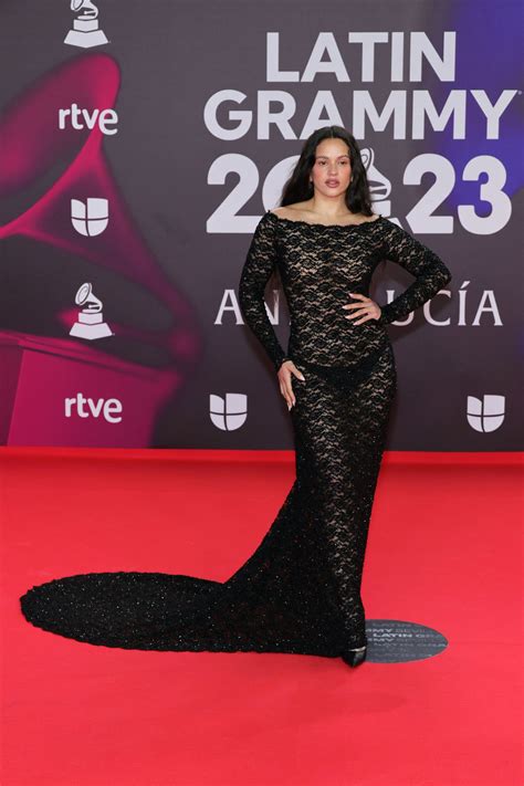 Rosalia Latin Grammys Black Dress Thong Fabulous Ass Hot Celebs Home