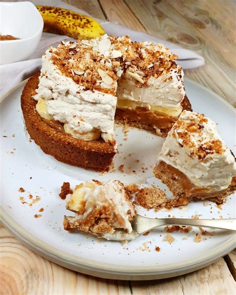 Tarte Banane Banoffee Sans Lactose Vegan Sans Gluten