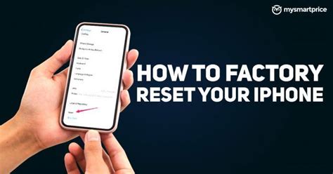 Reset Iphone How To Reset Your Apple Iphone To Factory Settings