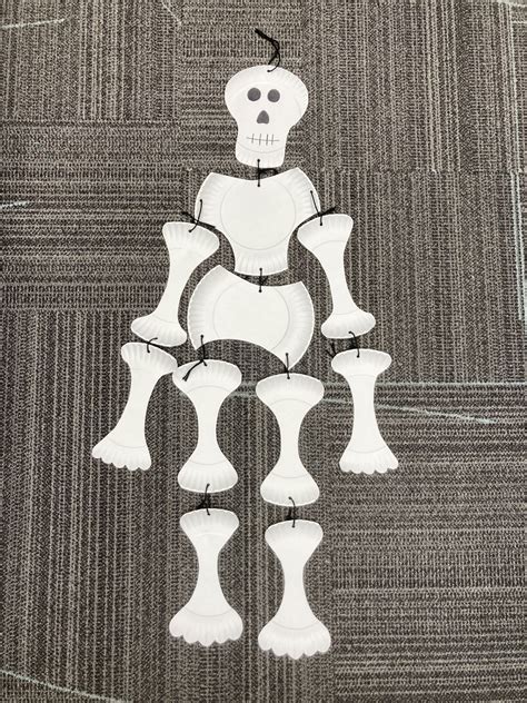 Take & Make Kit: Paper Plate Skeleton Craft | Metropolitan Library System