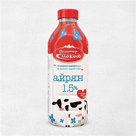 Айрян 1.5% ≫ Бутилка 1l и 240ml ≫ Димитър Маджаров | Madjarov