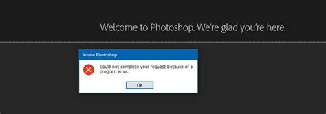 How To Fix Program Error In Photoshop Cc 2021 Photoshop Photo