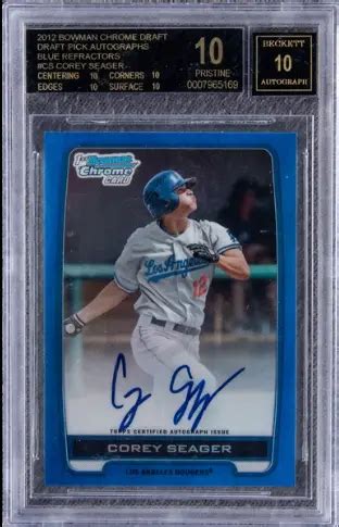 The Ultimate Corey Seager Baseball Card Value Guide Midland Mint