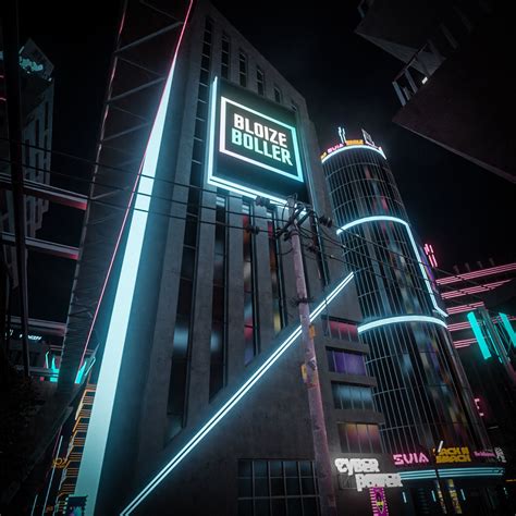 D Asset Cyberpunk Building Cgtrader Images And Photos Finder