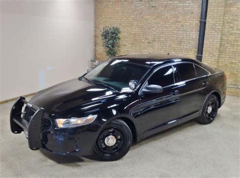 Ford Taurus Police Interceptor Awd Black K Miles Fahp M Dg