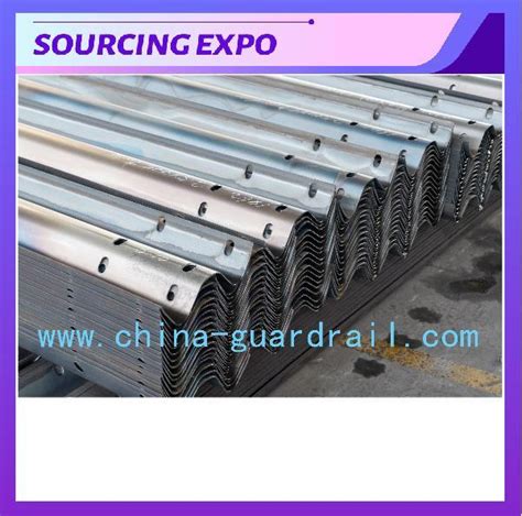 W Beam Board Corrugated Defensas Viales Metal Guardrail China Highway