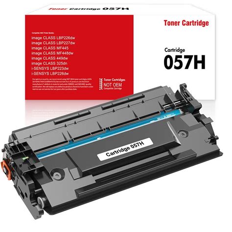 High-Yield Toner For Canon 057H 057 ImageCLASS LBP-200 Series LBP-226dw ...