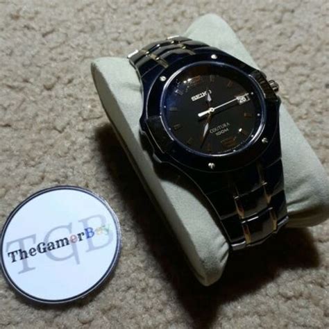 SEIKO (7N42-OEF8 HR 2) COUTURA MEN'S QUARTZ WATCH - BLACK & GOLD