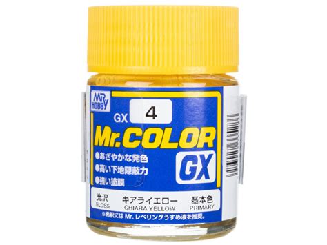 Mr Color GX4 Chiara Yellow Gloss From Mr Hobby Air Craft Net