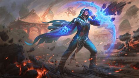 ArtStation Jace Beleren Enters SMITE Mtg Art Male Mage Character