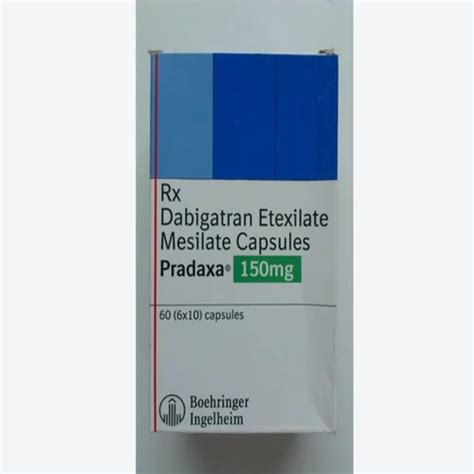 Dabigatran Etexilate 150mg Pradaxa 150 Capsules Boehringer Ingelheim