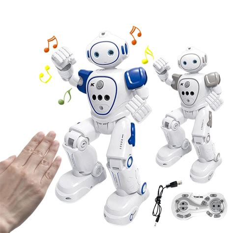 Rc Remote Control Intelligent Dancing Robot Hand Gesture Control Kids