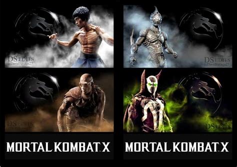 Мортал Комбат Х - Все Бойцы ( Кровавый Ростер ) | Пикабу