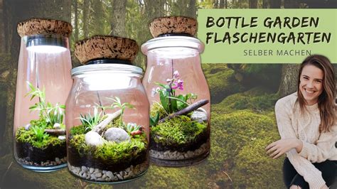 Flaschengarten Selber Machen Diy Glasgarten Japanischer Bottle