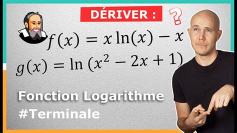 DÉRIVATION de ln x Exercice Corrigé Terminale YouTube