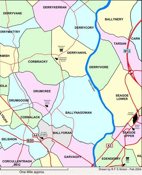 Sinton Family Trees - Townland Map Series - Portadown North, Co. Armagh ...