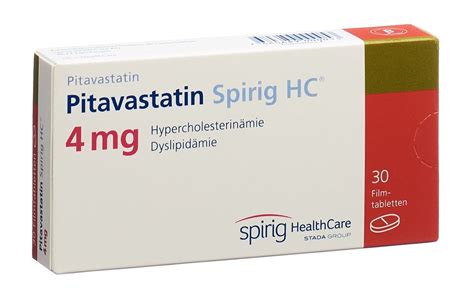 PITAVASTATIN Spirig HC Filmtabl 4 Mg Blist 30 Stk Online Bestellen