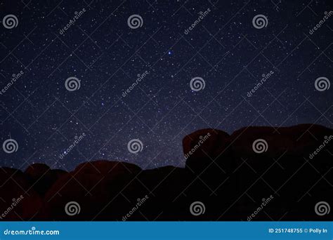 The Night Sky at Arches National Park Stock Image - Image of science ...