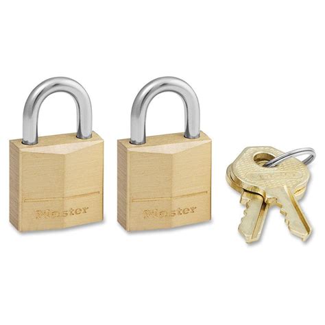 Master Lock Solid Body Padlock (2-Pack)-MLK120T - The Home Depot