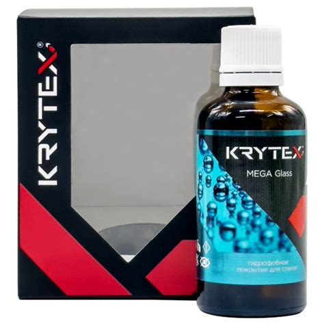 KRYTEX Защитное гидрофобное покрытие для стекла (антидождь) MEGA Glass ...