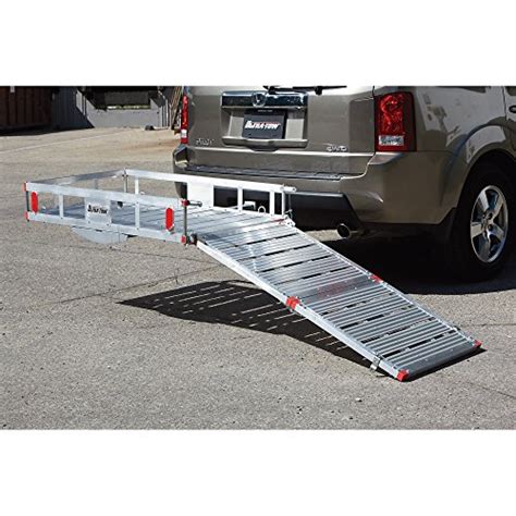 Hitch Cargo Carrier Ramp Receiver Mount Aluminum Truck Car ATV 500 ...