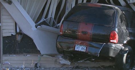 Suv Crashes Into Home Driver Cited Cbs Colorado