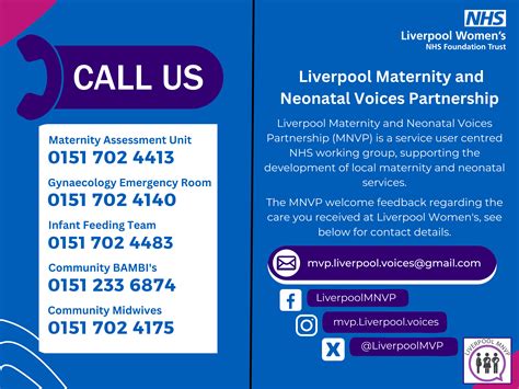 Know Who To Contact If You Are Feeling Unwell Liverpool Womens Nhs