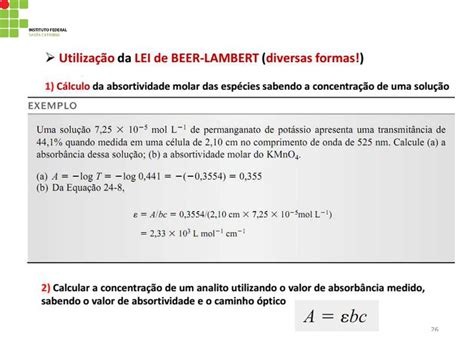 ANÁLISE INSTRUMENTAL 1 AIN 1 ppt carregar